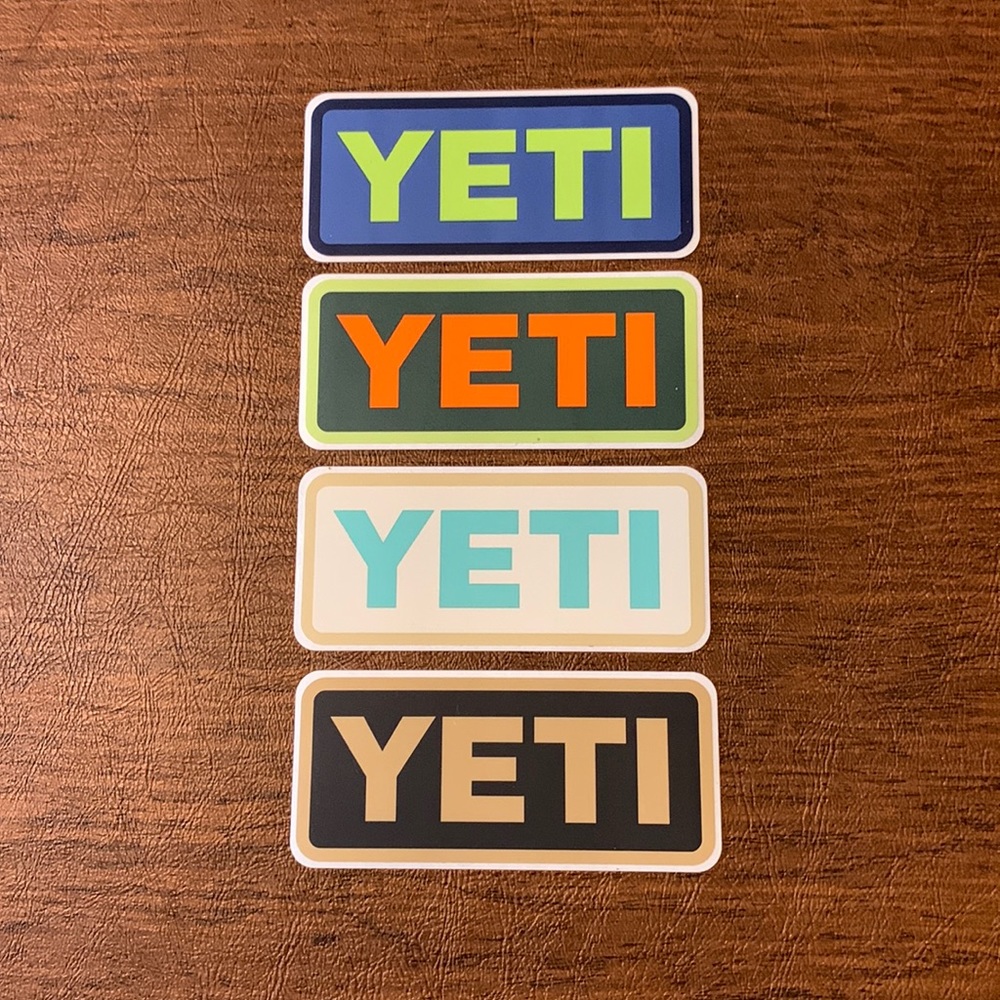 YETI stickers